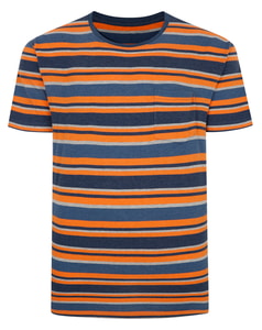 Bigdude Stripe Marl T-Shirt Multi Marl Tall